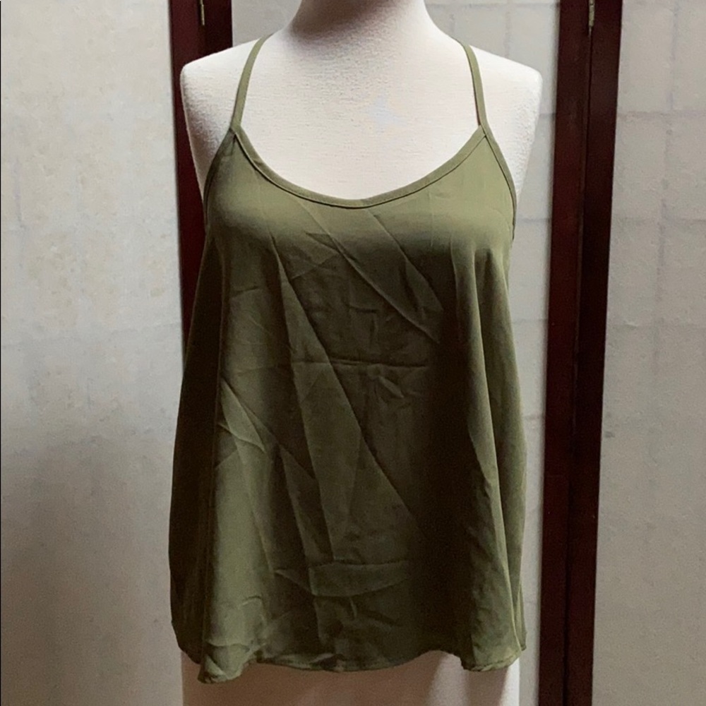 NWOT Olive Tank Top